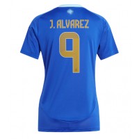 Camiseta Argentina Julian Alvarez #9 Visitante Equipación para mujer Copa America 2024 manga corta